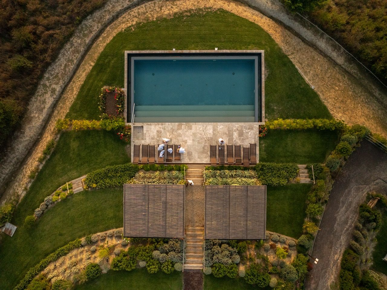 Atmosfera di un relais toscano